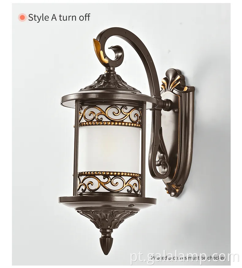 Aparelhamento moderno e elegante de parede de canto de canto LED para pátios